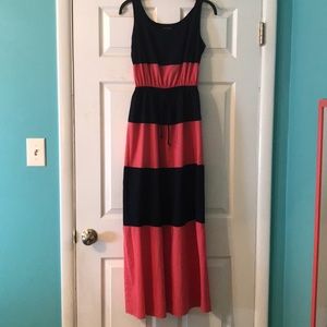 Striped maxi dress